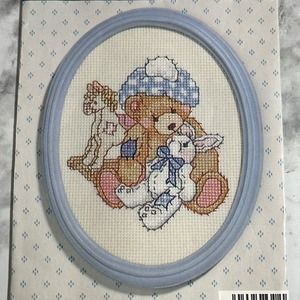 Janlynn Corporation Cherished Teddies Vintage Counted Cross Stitch Boy’s Teddy